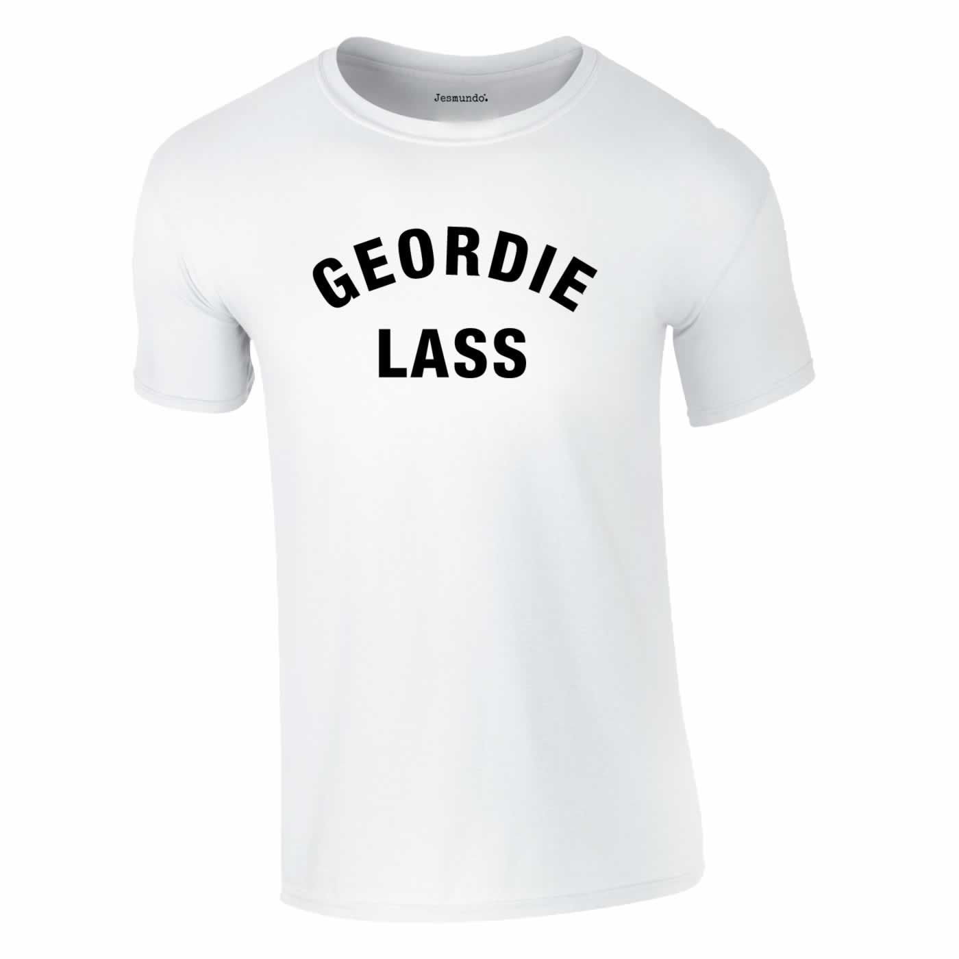 Geordie Lass Tee In White