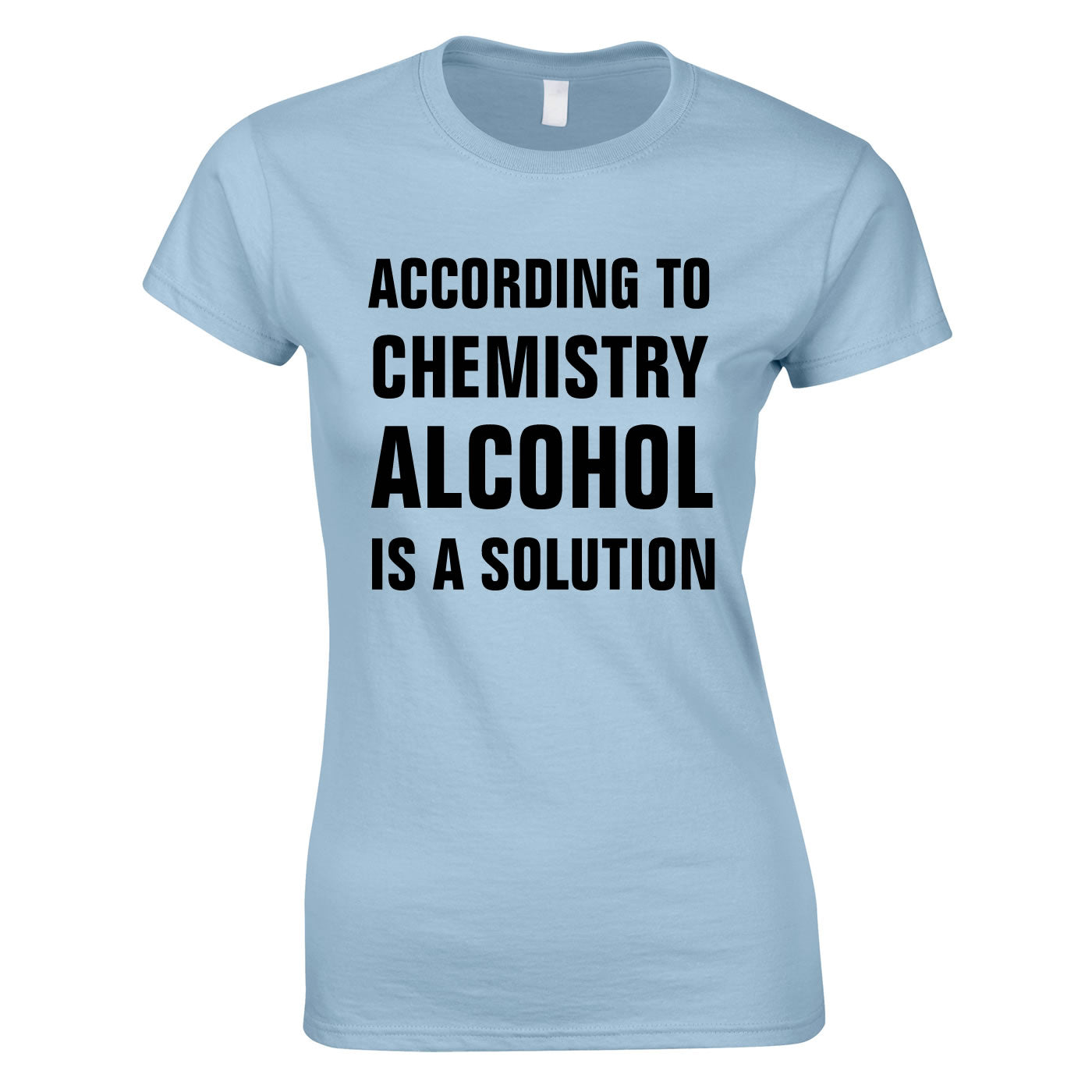 According To Chemistry Alcohol Is A Solution Ladies Top In Sky