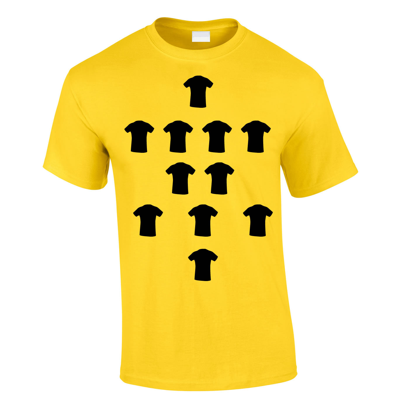 Football Formation 4-2-3-1 Tee In Yellow