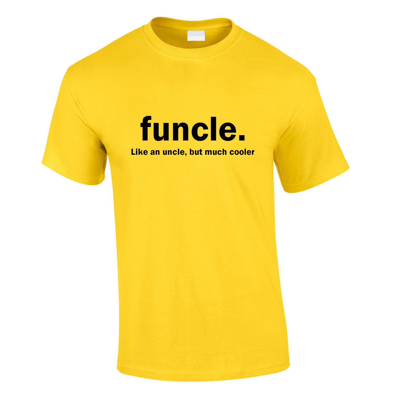 Funcle Tee In Yellow