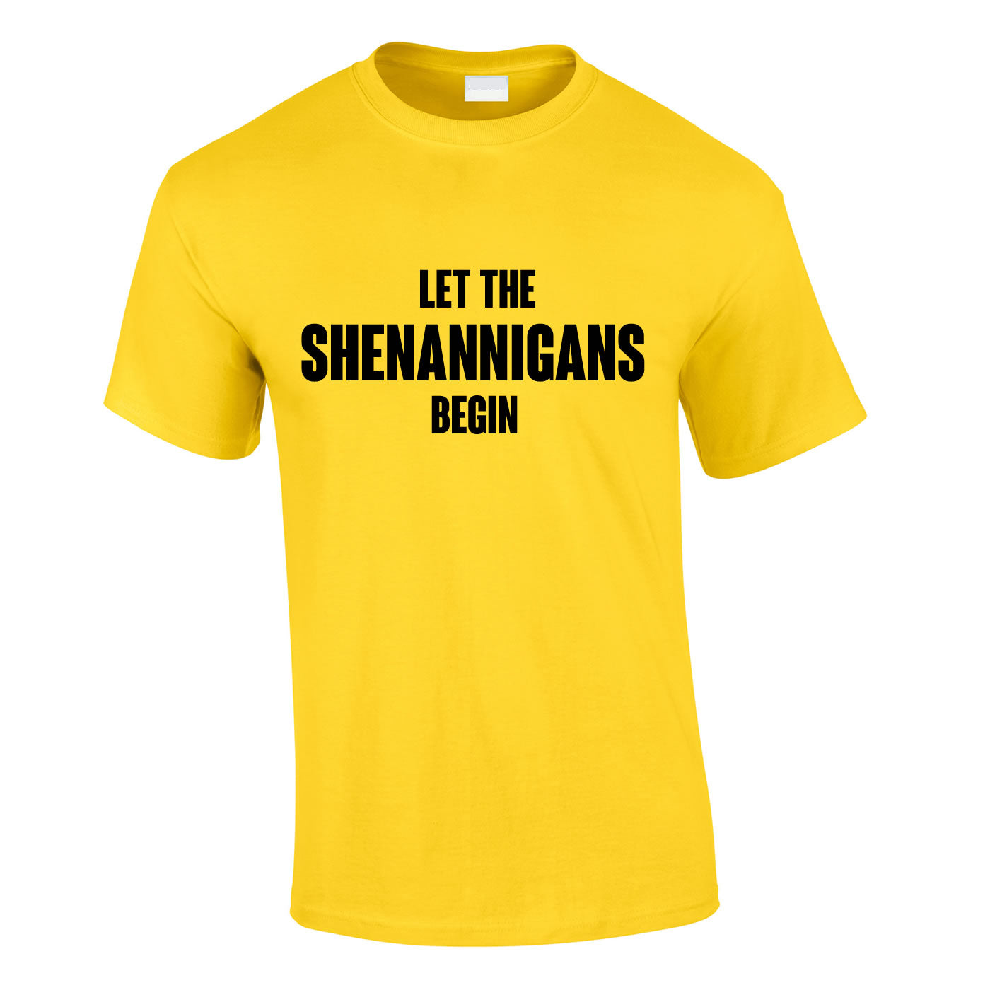 Let The Shenannigans Begin Tee In Yellow