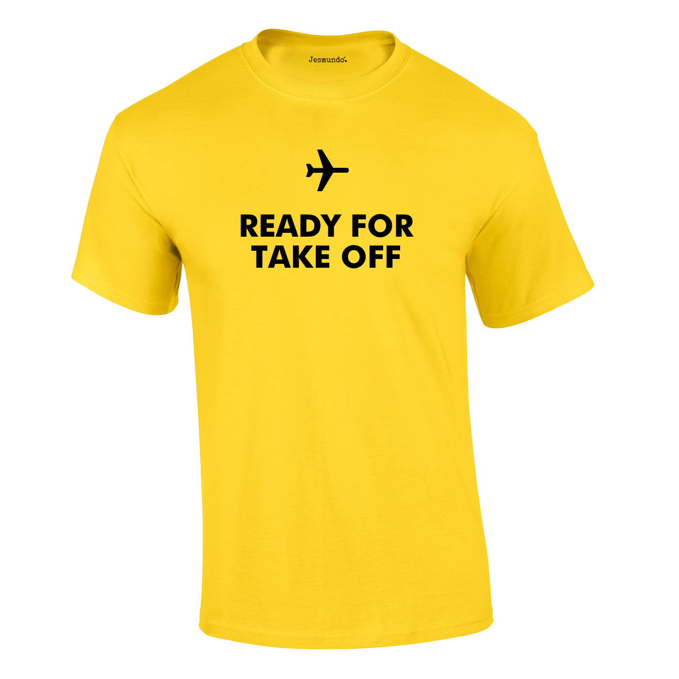 Ready For Take Off Men's Tee In Yellow