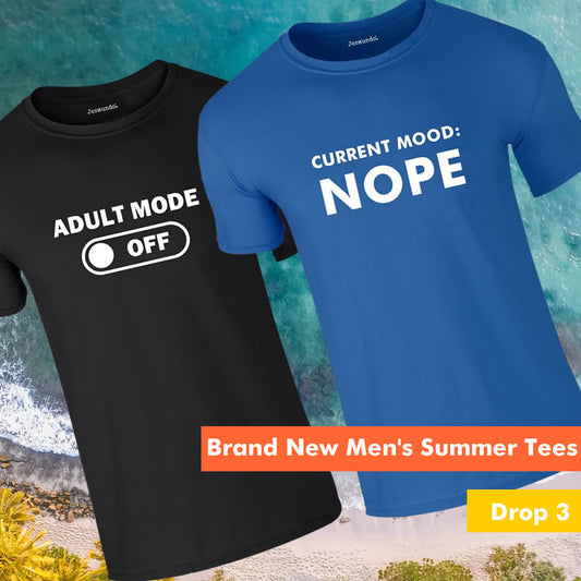 Drop 3 of the men's t shirts for the summer