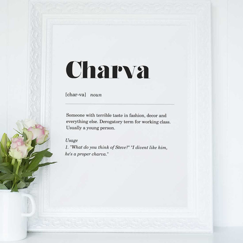 Charva Geordie Definition Poster