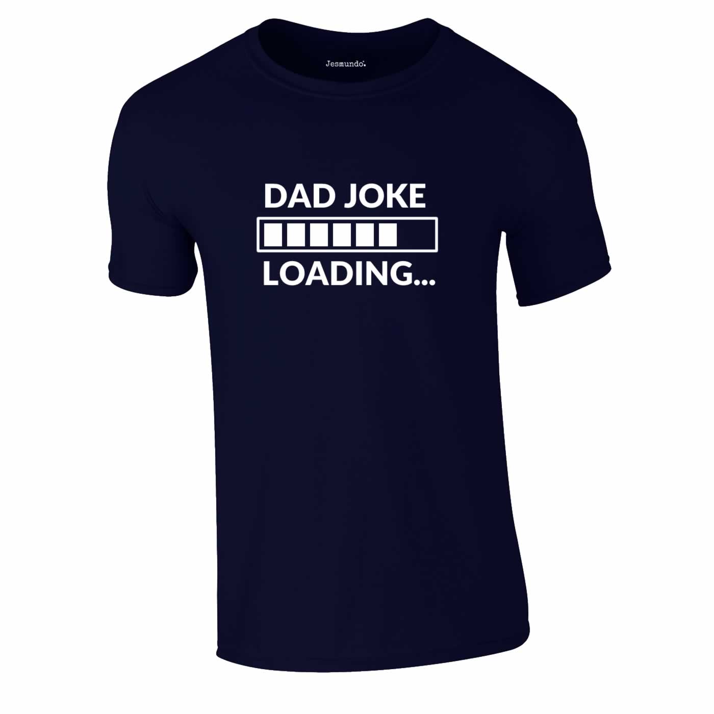 Dad Joke Loading Tee In Navy