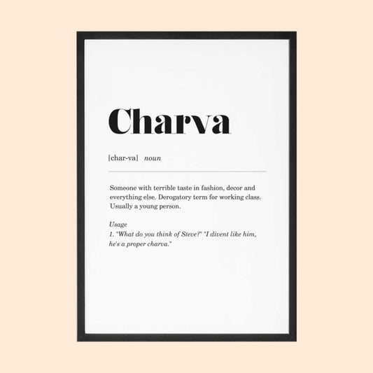 Charva Geordie Definition Print