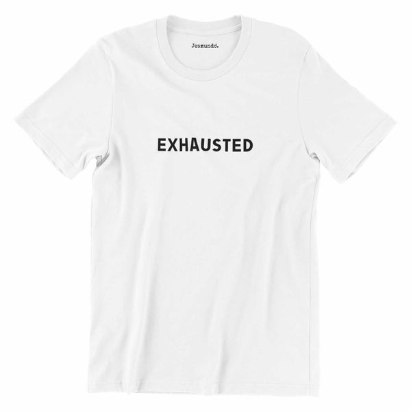 Exhausted Slogan T-Shirt