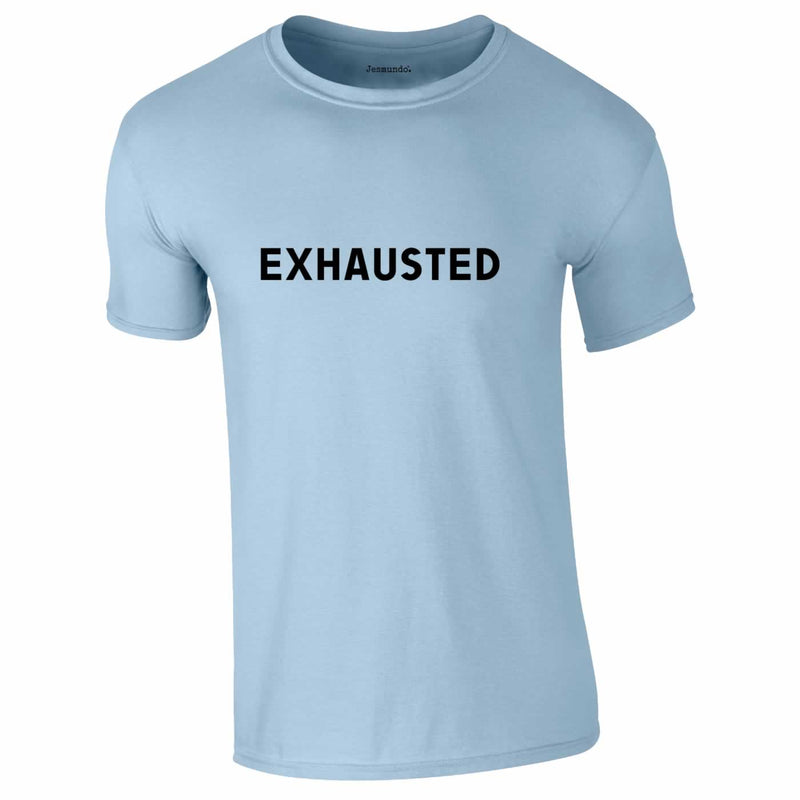 Exhausted Tee In Sky