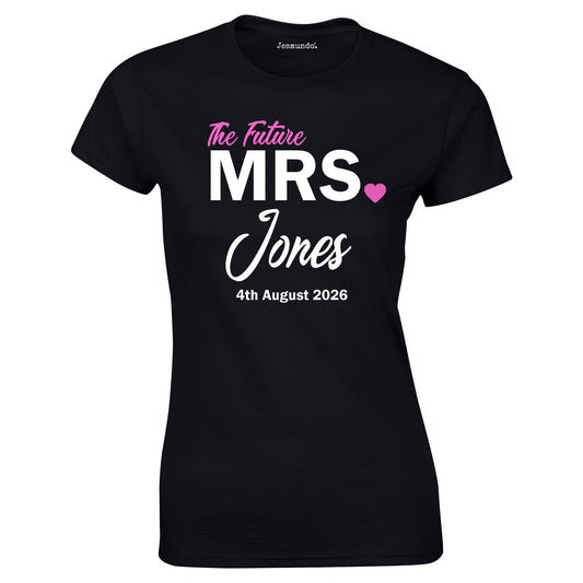 Future Mrs Personalised T-Shirt For Bride