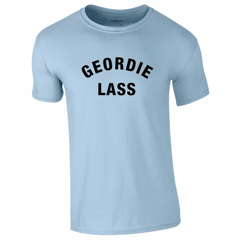 Geordie Lass Tee In Sky Blue