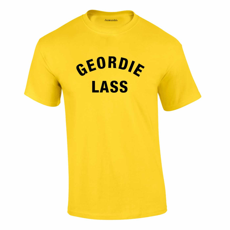 Geordie Lass Tee In Yellow