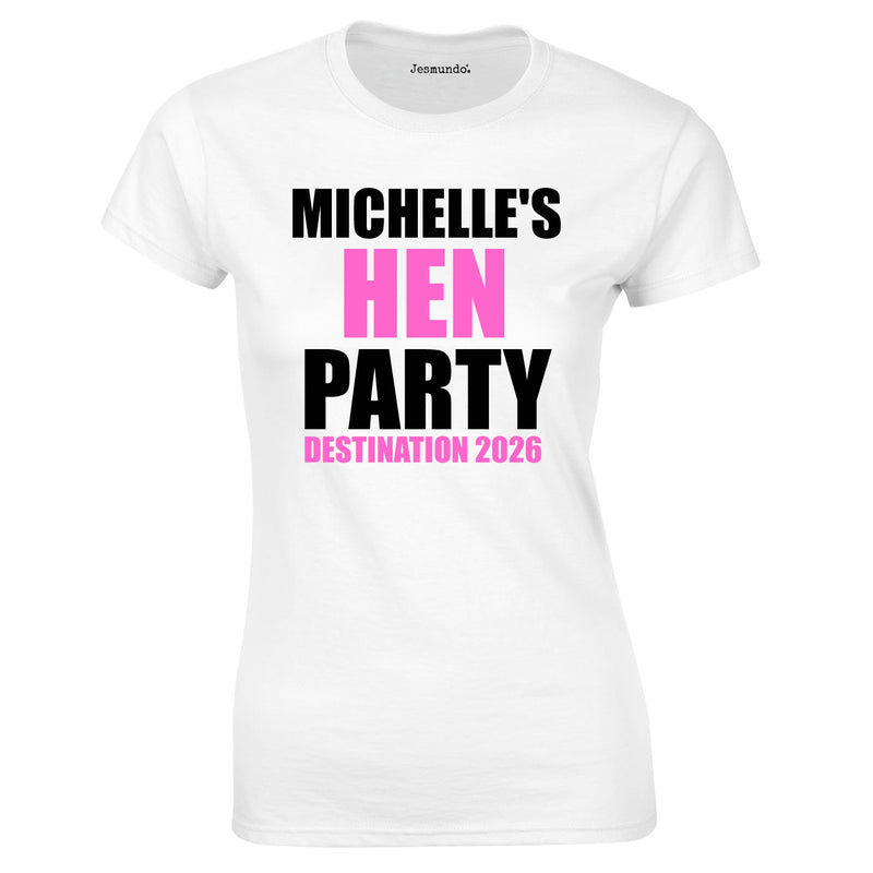 Custom Printed Hen Party Slogan Tops For Hen Do
