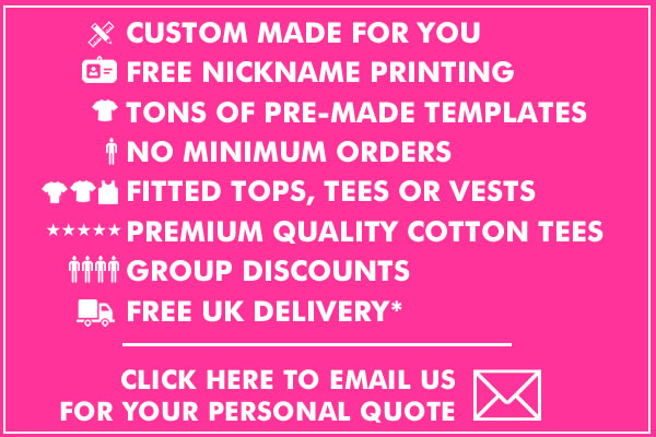 Custom Printed T Shirts For Your Hen Do