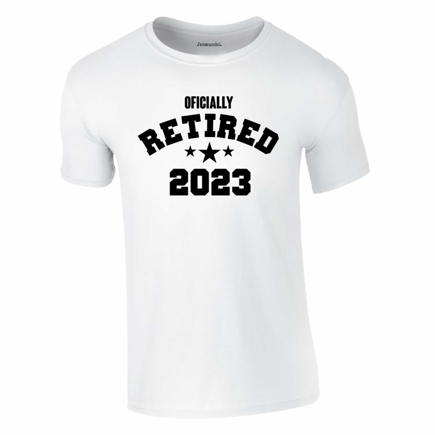 Officially Retired 2023 Tee In White