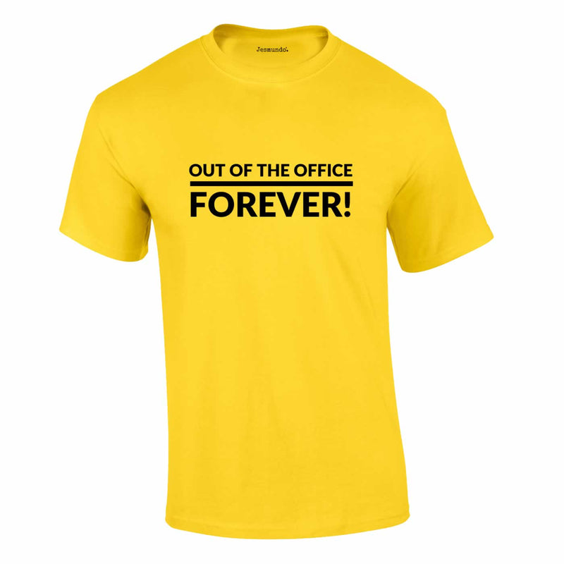 Out Of The Office Forever Tee In Yellow