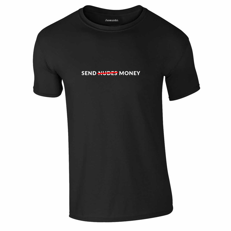 Send Money Tee In Black