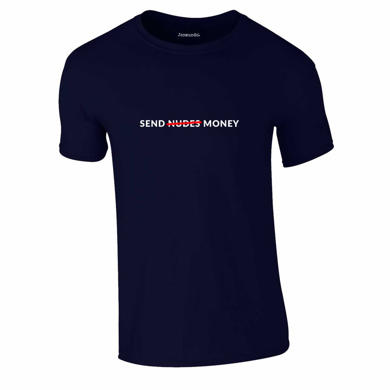 Send Money Tee In Navy