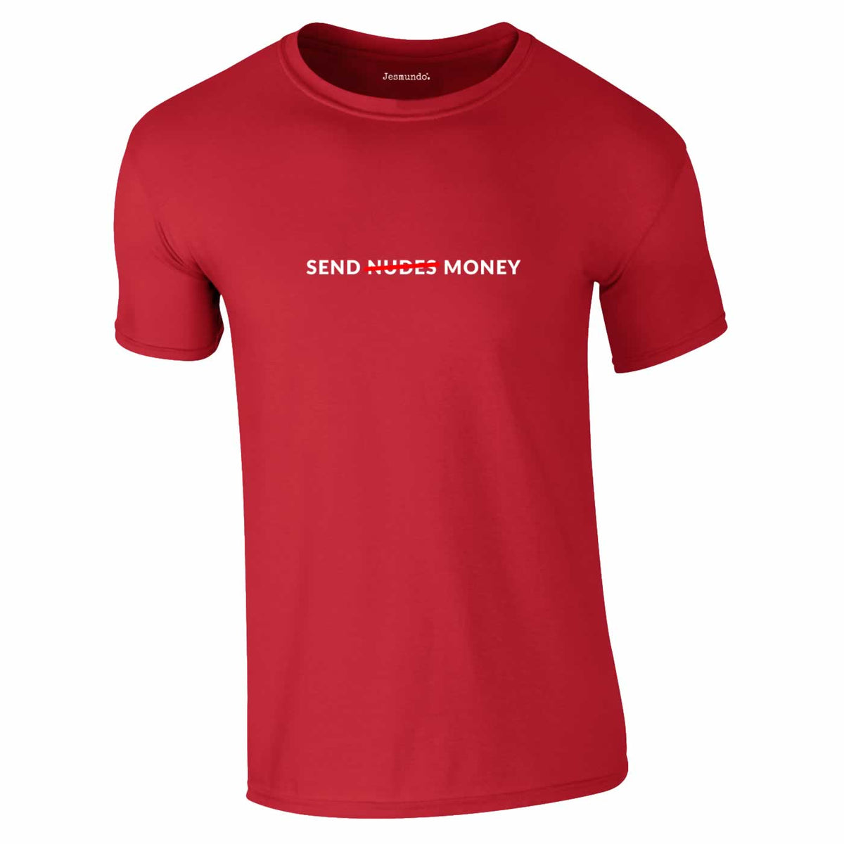 Send Money Tee In Red