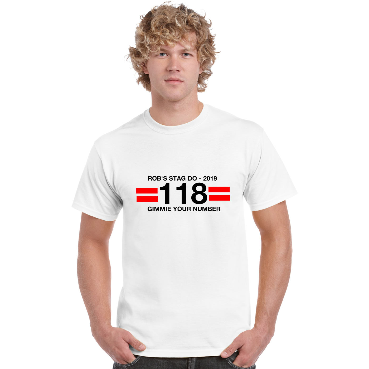 118 T Shirt For Fancy Dress Stag Do Funny Stag Night Costume