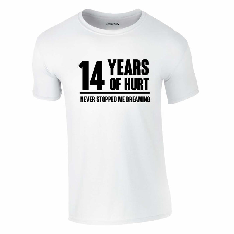 14 Years Of Hurt Black And White T-Shirt