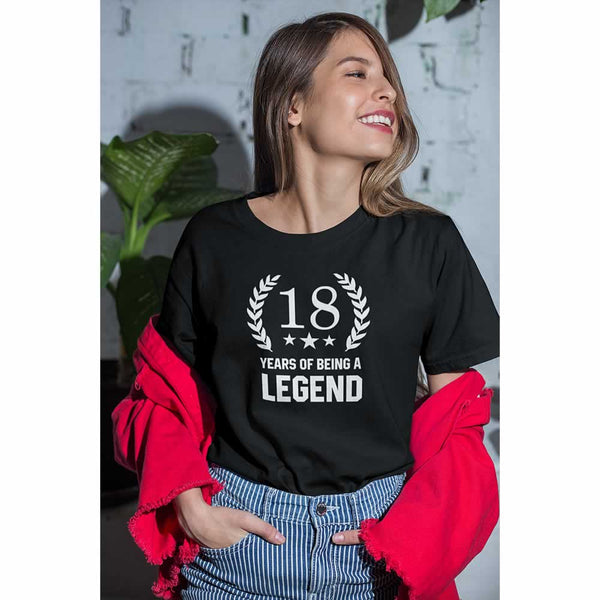 Women's 18 Years Of Being A Legend T-Shirt