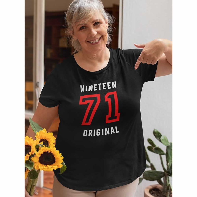 Women's 50th Birthday Bold Print T-Shirt