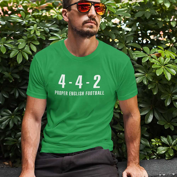 4-4-2 Proper English Football Tee