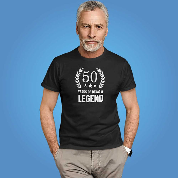 Men's 50 Years Of Being A Legend T-Shirt