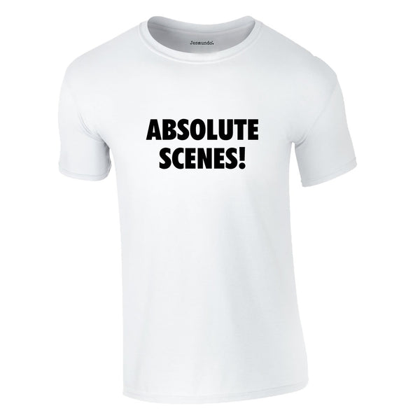 Absolute Scenes Tee In White