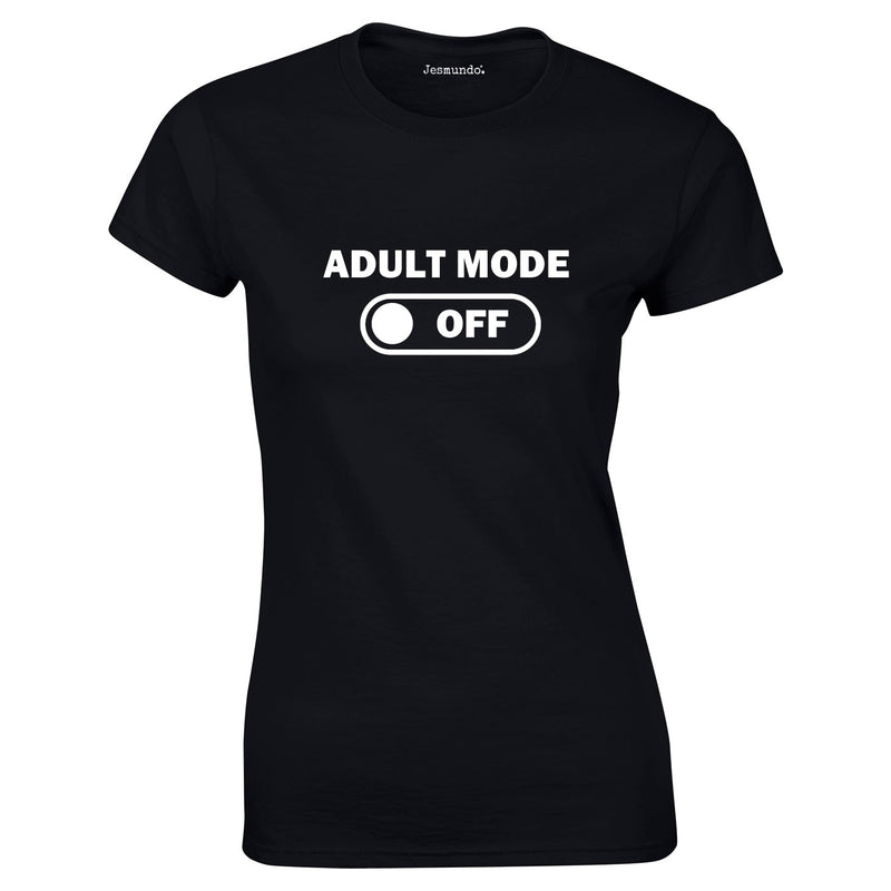 Adult Mode Off Ladies Top In Black
