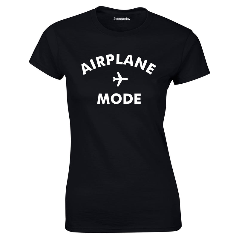 Airplane Mode Ladies Top In Black