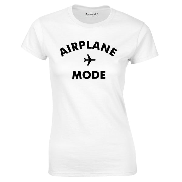Airplane Mode Ladies Top In White