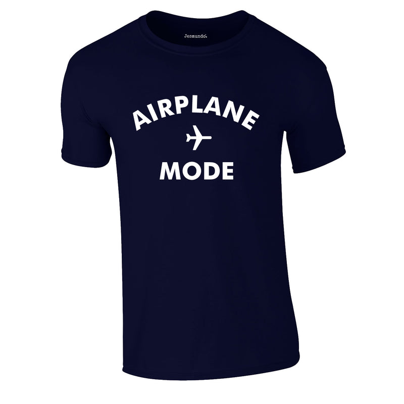 Airplane Mode Men's Tee In Navy