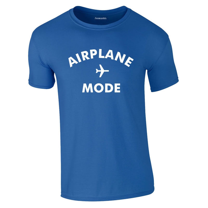 Airplane Mode Men's Tee In Royal