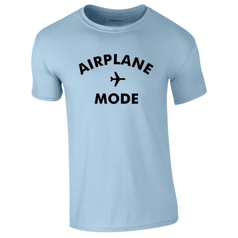 Airplane Mode Men's Tee In Sky