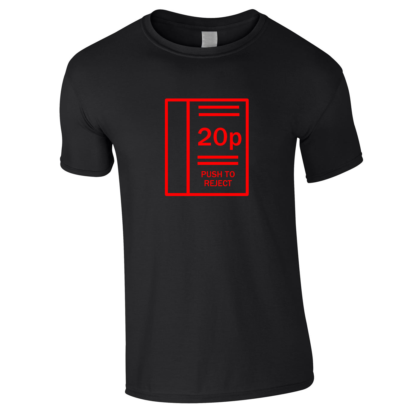 Arcade Machine Inspired Tee In Black