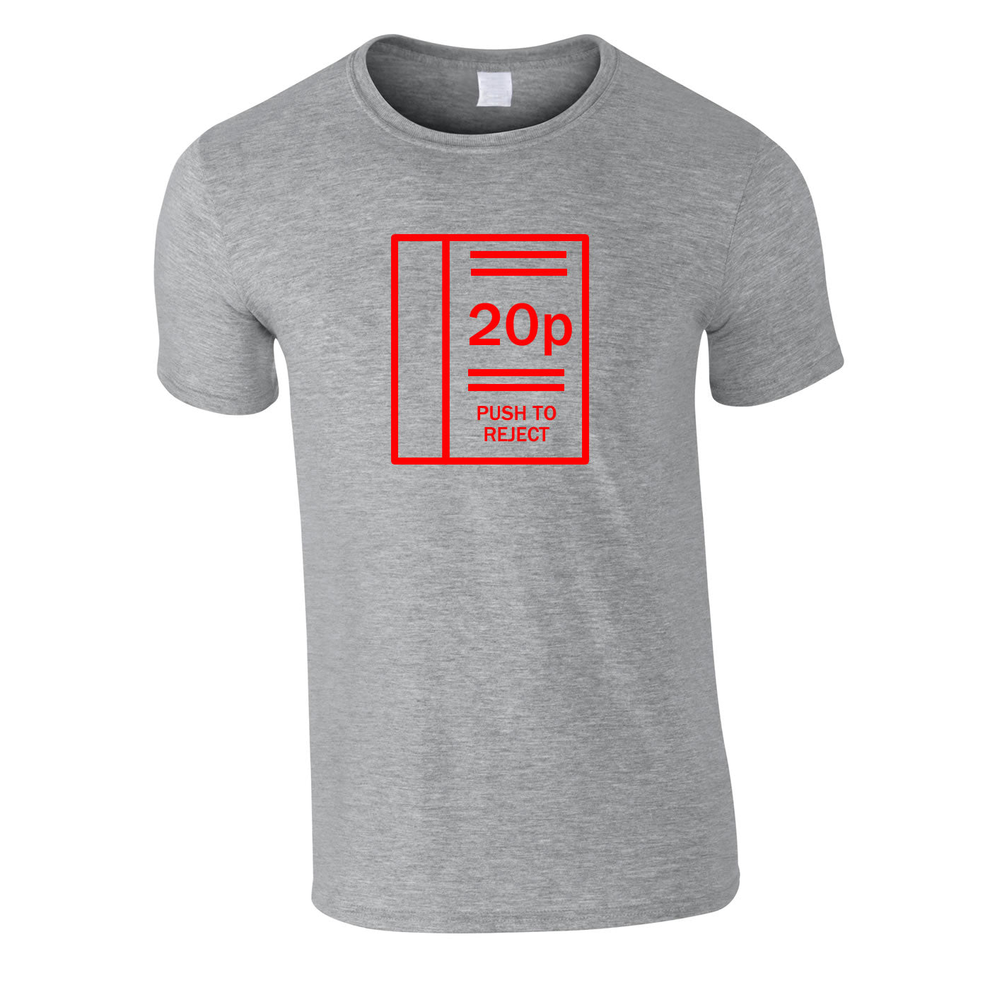 Arcade Machine Inspired Tee In Grey