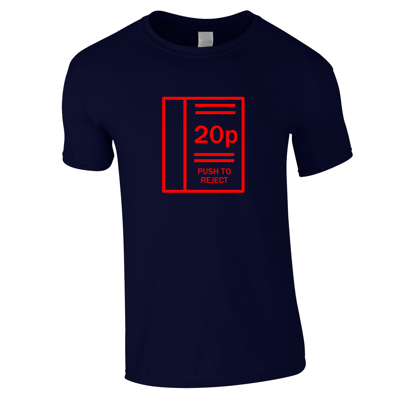 Arcade Machine Inspired Tee In Navy