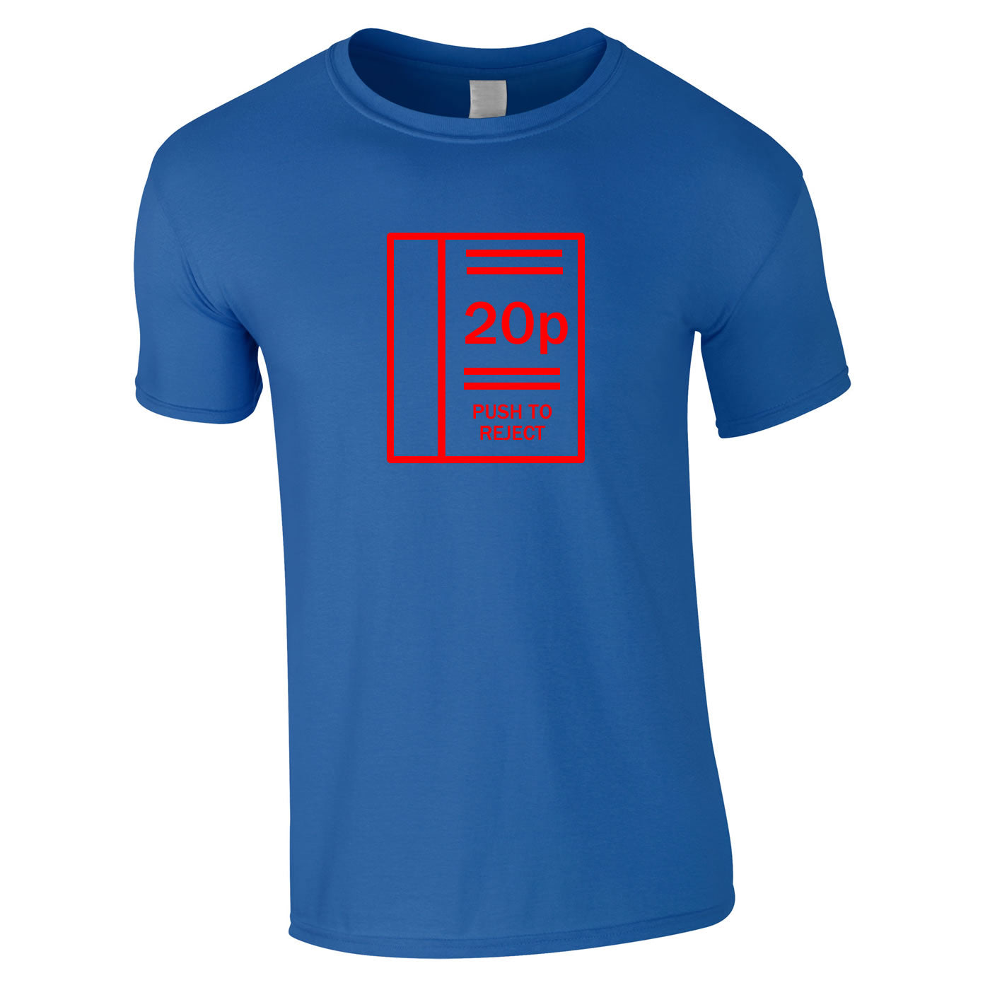 Arcade Machine Inspired Tee In Royal