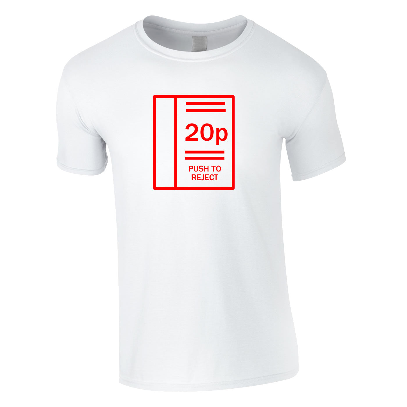 Arcade Machine Inspired Tee In White
