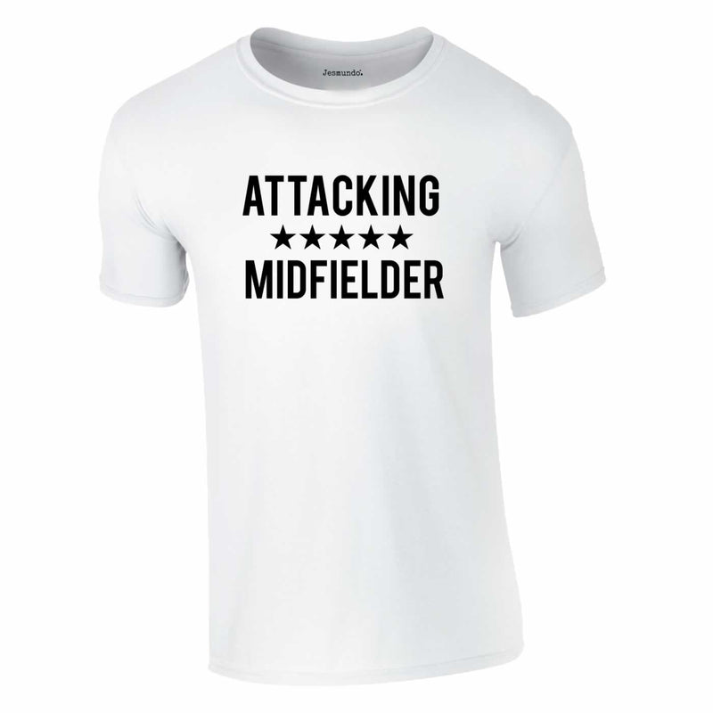 Attacking Midfielder T-Shirt In White
