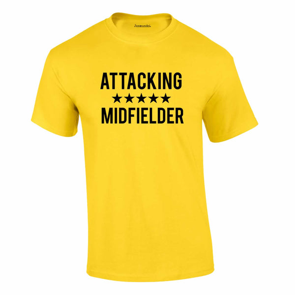 Attacking Midfielder T-Shirt In Yellow
