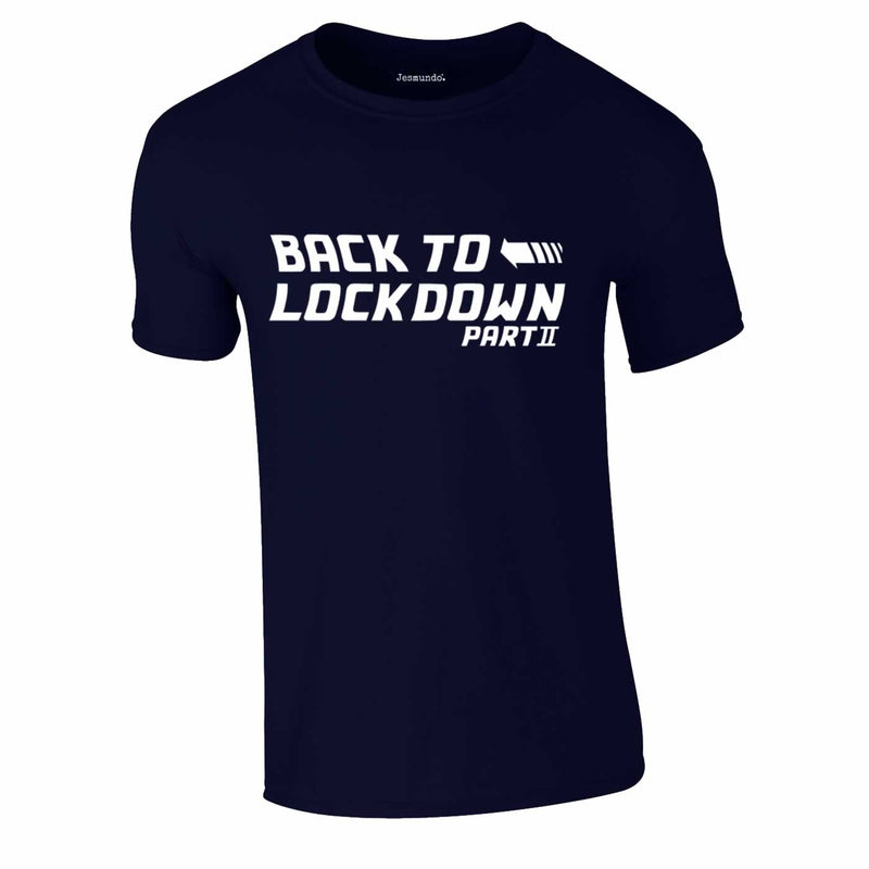 Back To Lockdown Tee In Navy