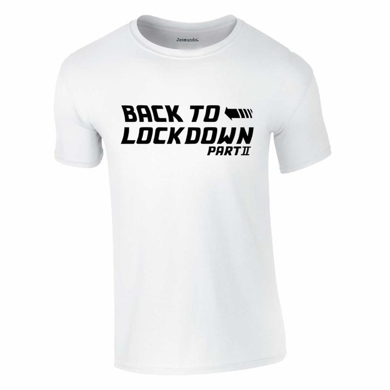 Back To Lockdown Tee In White