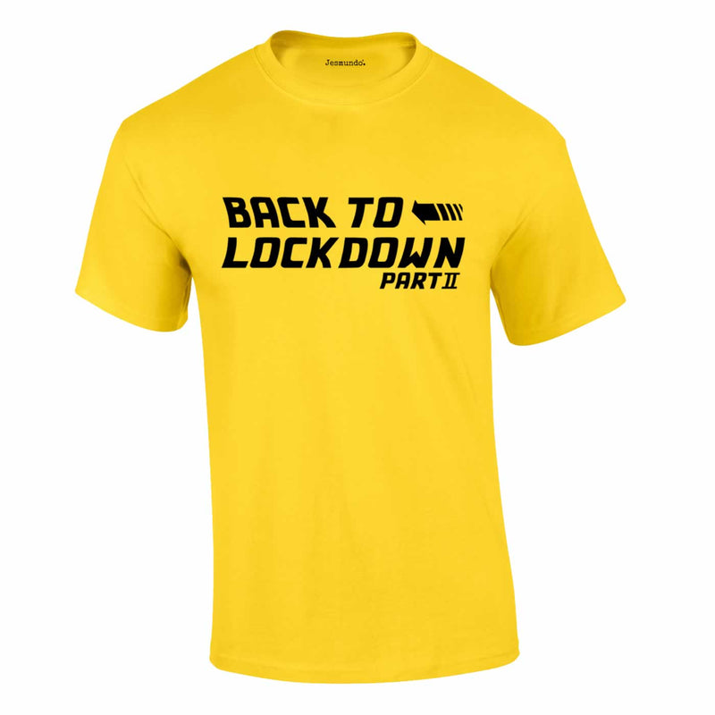 Back To Lockdown Tee In Yellow