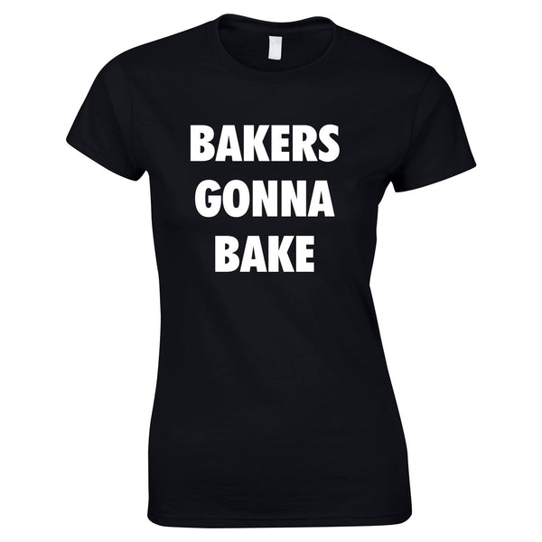 Bakers Gonna Bake Top In Black