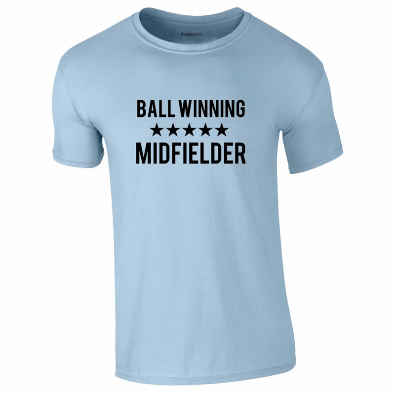 Ball Winning Midfielder Shirt In Sky Blue