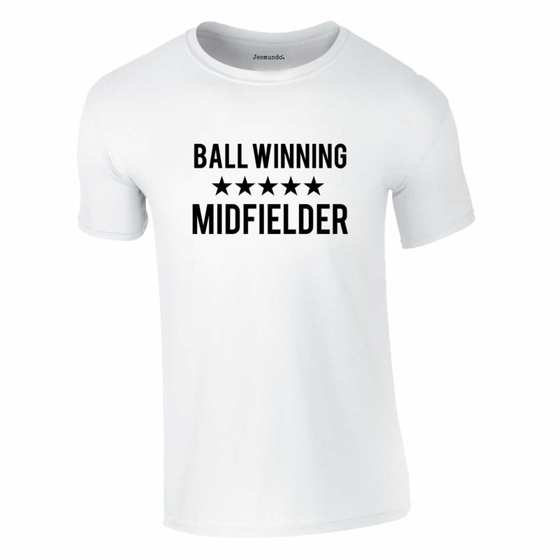 Ball Winning Midfielder Shirt In White