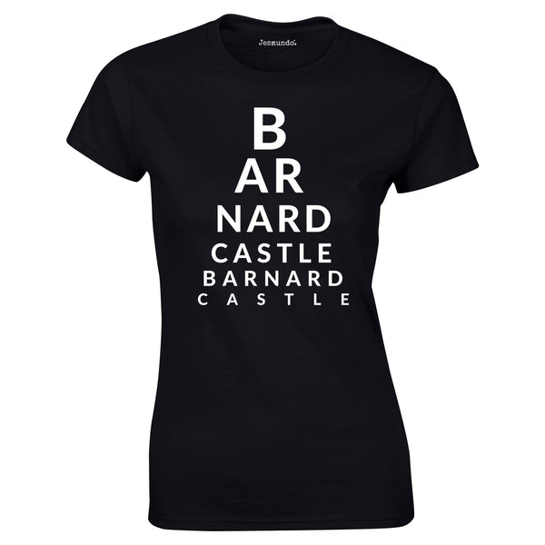 SALE - Barnard Castle Womens Tee Black