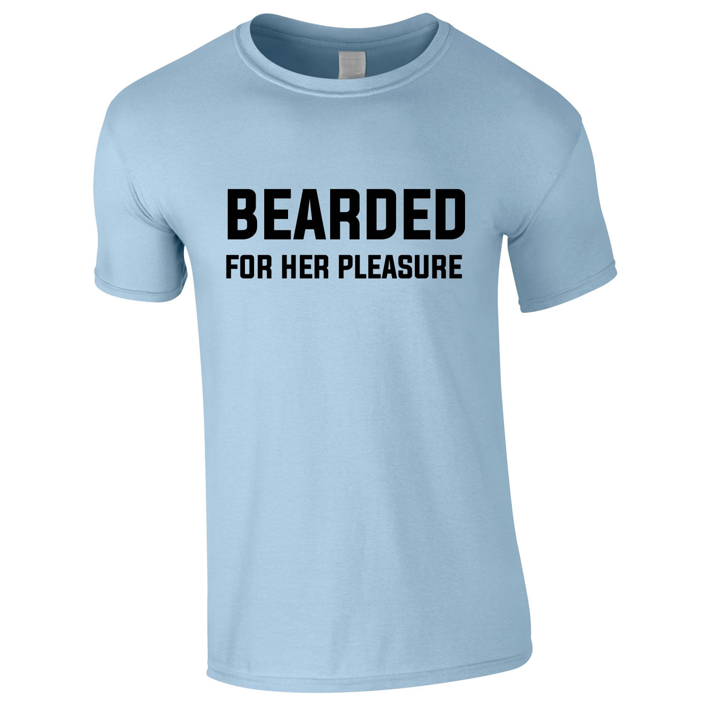 Bearded For Her Pleasure Tee In Sky